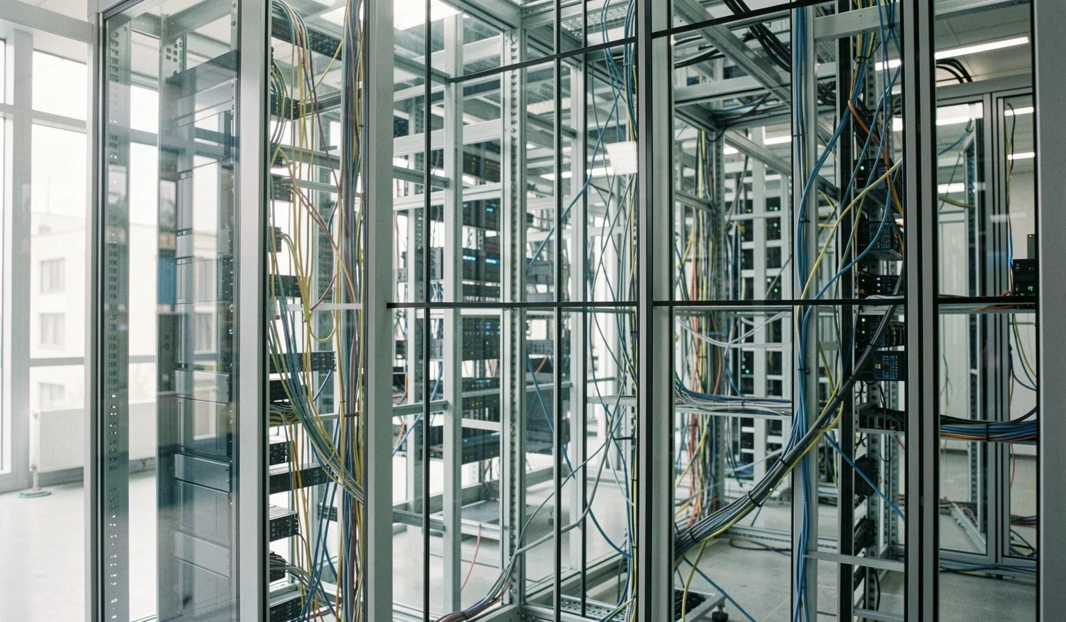 Structural foundation representing data architecture